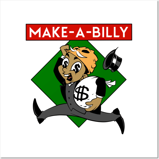 MAKE-A-BILLY FULL COLOR Wall Art by NEW & EXCLUSIVE